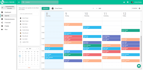 Beheer je logopedisten agenda online